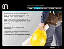 Tablet Screenshot of insurance.trade.co.uk